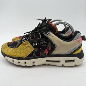 Under Armour HOVR Summit Cllsn Crs  Black Yellow unisex athletic shoes M8 W9.5